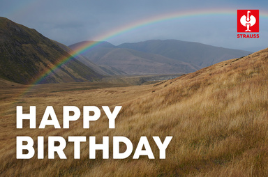 Motyw vouchera w projekcie Happy Birthday Rainbow