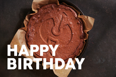 Motyw vouchera w projekcie Happy Birthday Cake